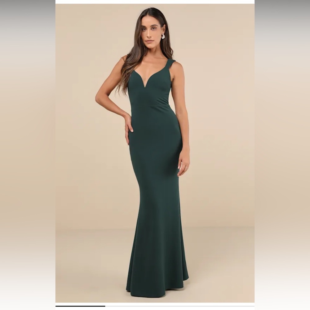 Alluring Temptation Backless Ruched Mermaid Dress